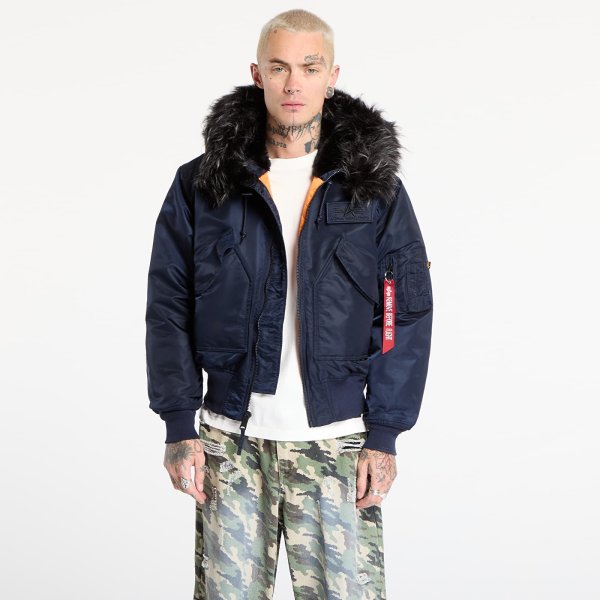 Bunda Alpha Industries 45/P Hooded Custom Ultra Navy XL