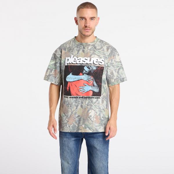Tričko PLEASURES Embrace T-Shirt Camo XXL