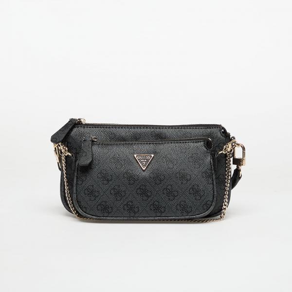 Taška GUESS Noelle Ii Dbl Pouch Crossbody Coal Logo Universal