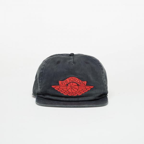 Kšiltovka Jordan Pro Rare Air Unstructured Hat Black/ Chile Red M/L
