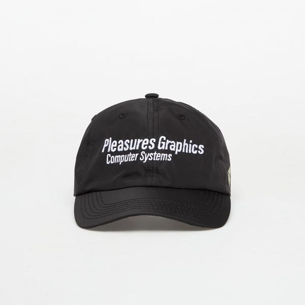 Kšiltovka PLEASURES System Tech Hat Black Universal
