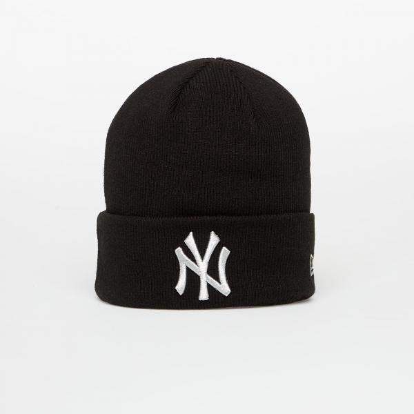 Čepice New Era Knit Medium MLB Metallic Beanie New York Yankees Black Universal