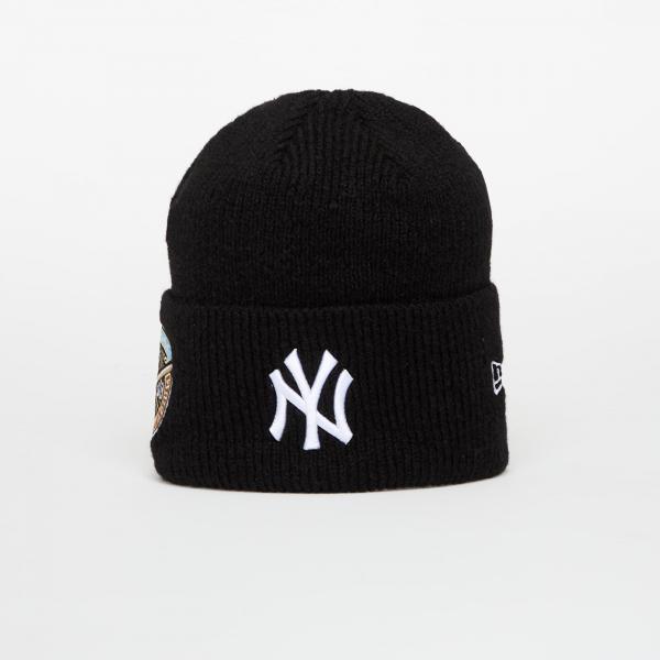 Čepice New Era Knit Medium MLB Ws Beanie New York Yankees Black/ White Universal