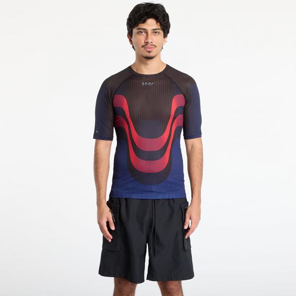 Tričko SOAR Race Tee Black/ Red/Navy L