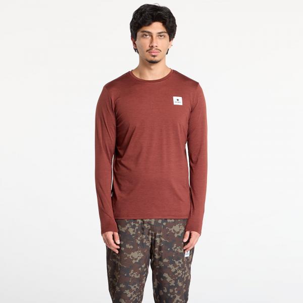 Tričko SAYSKY Statement Pace Long Sleeve Red L