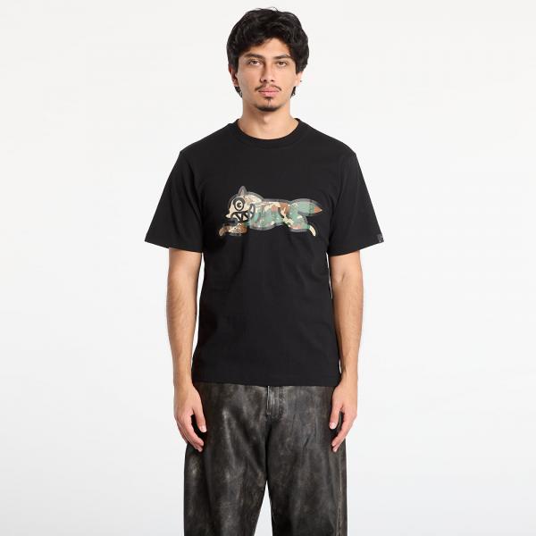 Tričko Billionaire Boys Club Icecream Woodland Camo Running Dog T-Shirt Black S