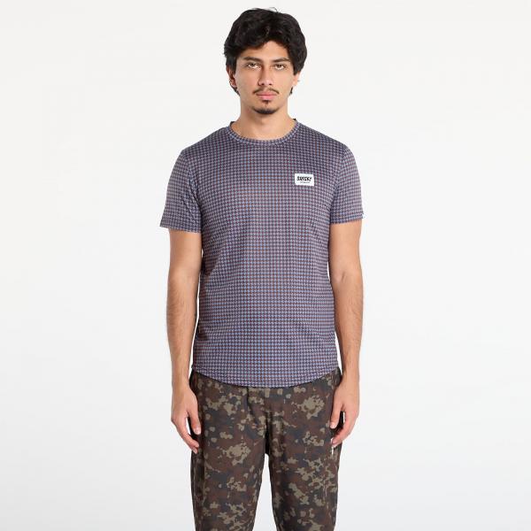 Tričko SAYSKY Houndstooth Combat T-Shirt Blue Aop L