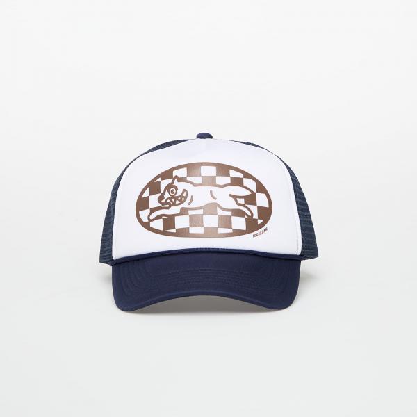 Kšiltovka Billionaire Boys Club Icecream Checker Running Dog Trucker Cap Ecru/ Navy Universal
