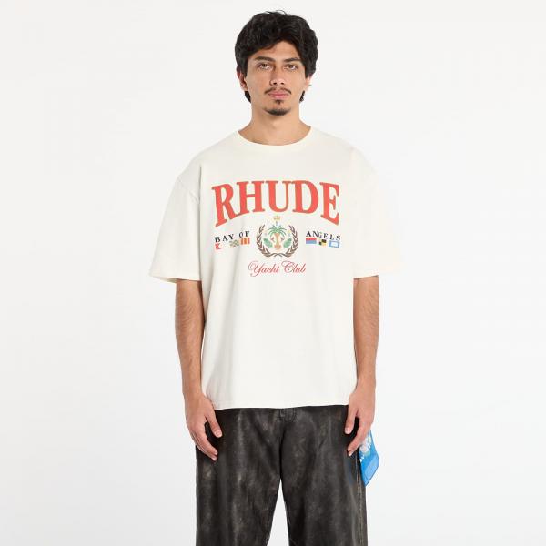Tričko Rhude Bay Of Angels Yacht Tee Vintage White XXL