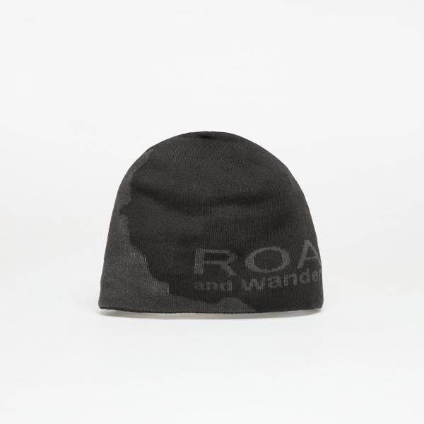Čepice ROA X And Wander Logo Cotton Beanie Black Universal