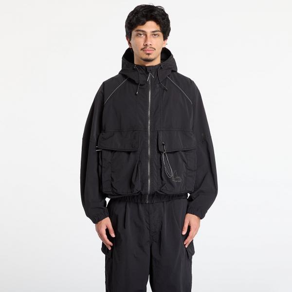 Bunda ROA x And Wander Garment Dye Nylon Hooded Jacket UNISEX Black XXL
