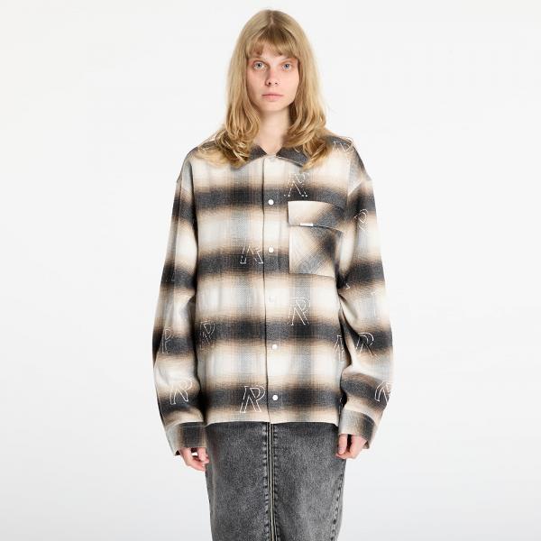 Košile REPRESENT All Over Initial Flannel UNISEX Latte XXL