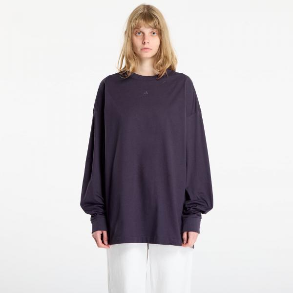 Tričko adidas Basketball Long Sleeve Tee UNISEX Aurora Plum L
