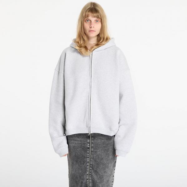 Mikina REPRESENT Initial Boxy Zip Hoodie UNISEX Ice Grey Marl M