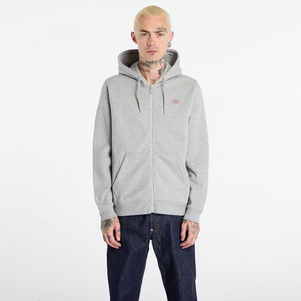 Mikina Dickies Oakport Zip Hoodie Heather Grey S