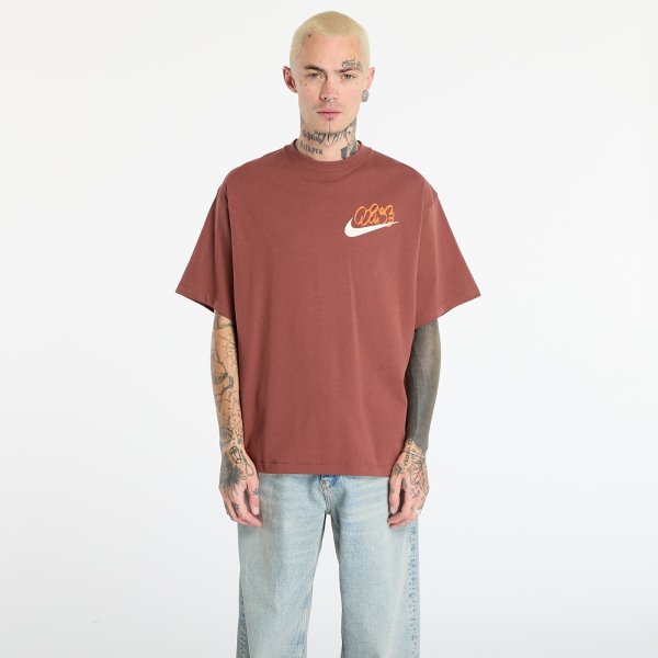 Tričko Nike Solo Swoosh Men's T-Shirt Red Sepia S