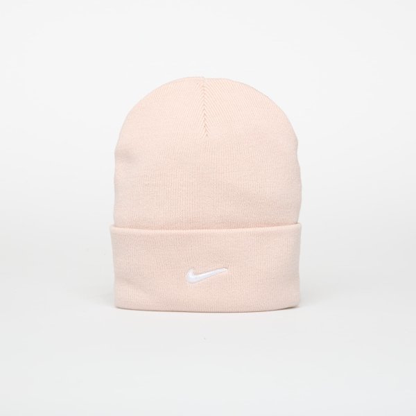 Čepice Nike Peak Swoosh Beanie Silt Red/ White Universal