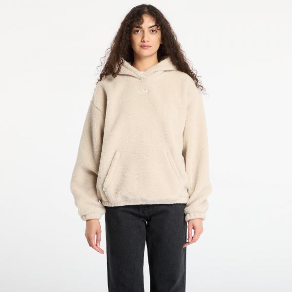 Mikina adidas Essentials Teddy Hoodie Stone Khaki S