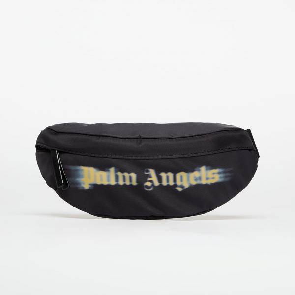 Ledvinka Palm Angels Kids Blurred Logo Fannypack Black/ Ocher Yellow Universal
