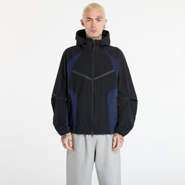 Bunda Nike Tech Men's Dri-FIT Woven Color-Block Windrunner Loose Jacket Black/ Obsidian/ Black XL