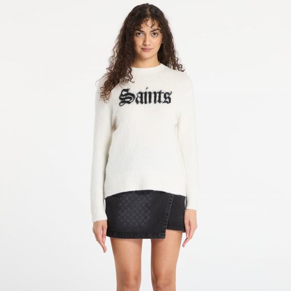 Svetr AllSaints Saints Crew Chalk White/ Black M