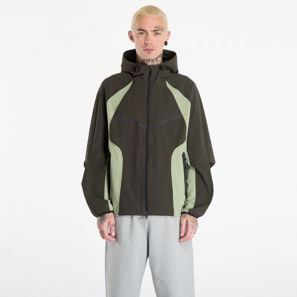 Bunda Nike Tech Men's Dri-FIT Woven Color-Block Windrunner Loose Jacket Sequoia/ Oil Green/ Black M
