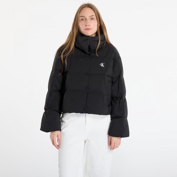Bunda Calvin Klein Jeans Short Down Puffer Jacket Black XS