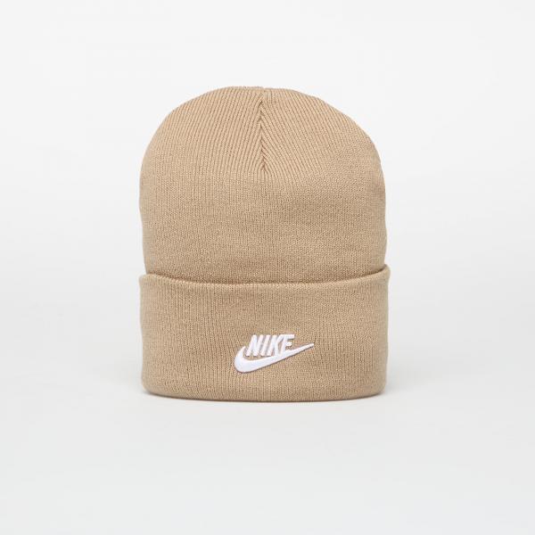 Čepice Nike Peak Futura Beanie Khaki/ White Universal