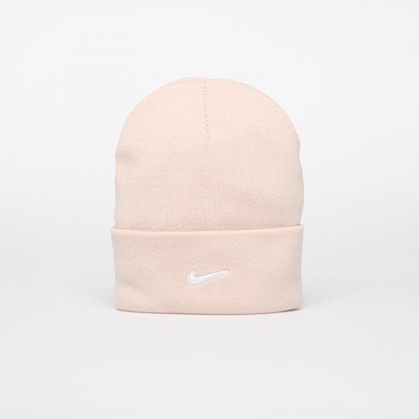 Čepice Nike Peak Swoosh Beanie Silt Red/ White Universal