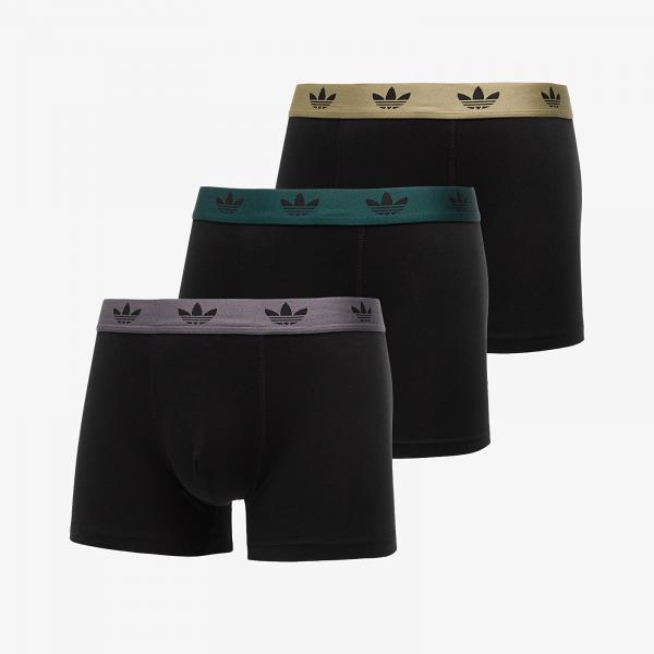 Boxerky adidas Trunk 3-Pack Black S