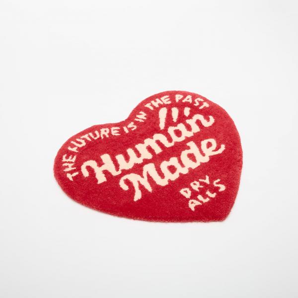 HUMAN MADE Heart Rug Small Red Universal