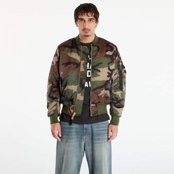Bunda Alpha Industries MA-1 Base Flight Jacket Camo Wdl Camo 65 M
