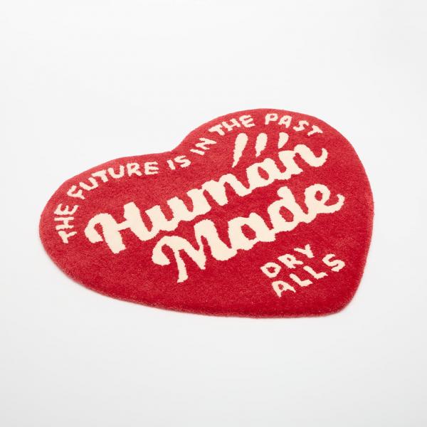 HUMAN MADE Heart Rug Medium Red Universal