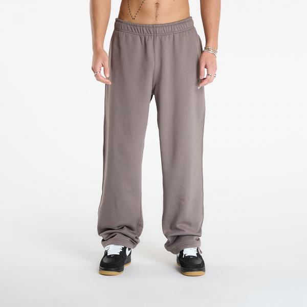 Tepláky Nike Solo Swoosh Men's Fleece Open-Hem Pants Cave Stone/ Cave Stone/ White XL