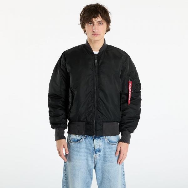 Bunda Alpha Industries MA-1 Distressed Black L