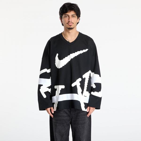 Dres Nike Sportswear Club Men's Hockey Jersey Black/ White/ White M