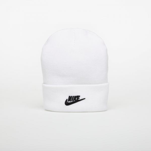 Čepice Nike Peak Futura Beanie White/ Black Universal