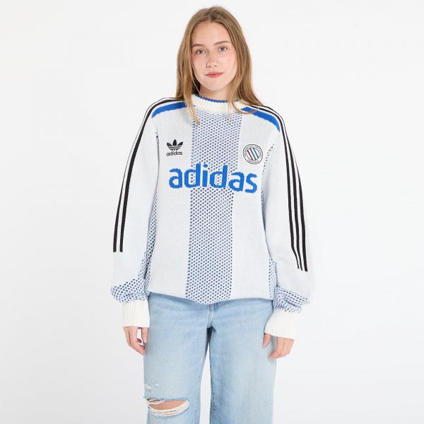 Svetr adidas Adicolor Blokecore Longsleeves Light Weight Pullover UNISEX White L