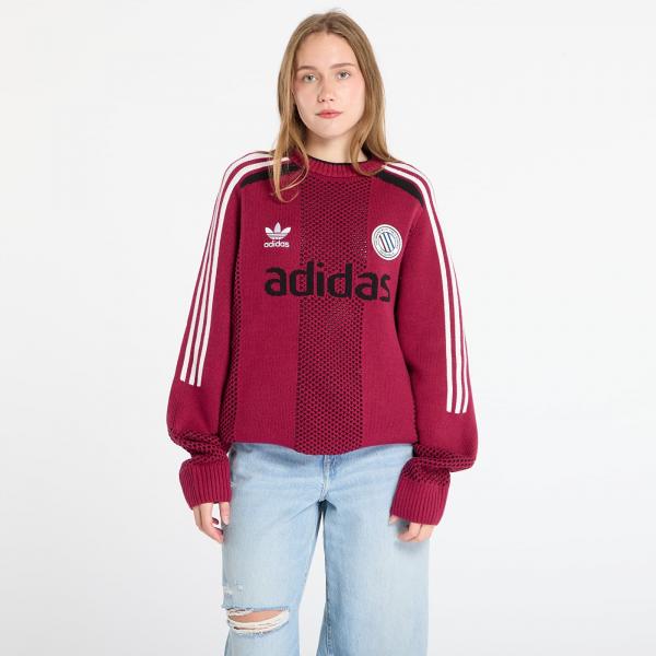 Svetr adidas Adicolor Blokecore Longsleeves Light Weight Pullover UNISEX Legacy Burgundy M