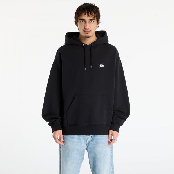 Mikina Patta Embroidered Fire Panther Hooded Sweater UNISEX Black L