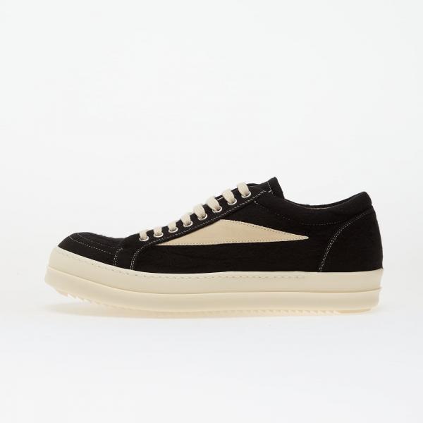 Tenisky Rick Owens Woven Shoes - Vintage Sneaks Black/ Milk/ Milk EUR 41