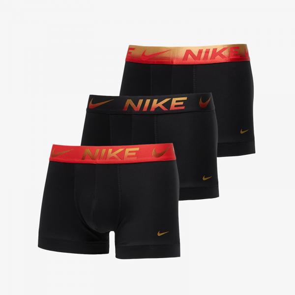 Boxerky Nike Dri-FIT Essential Micro Trunk 3-Pack Black M