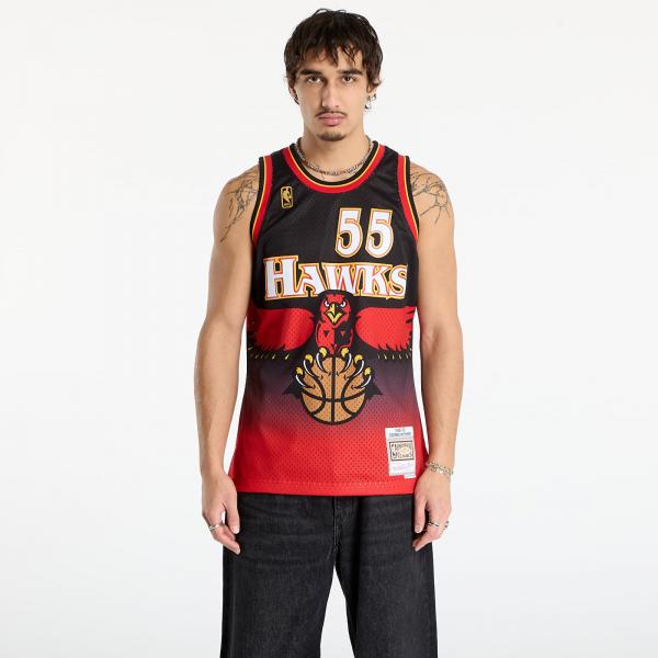 Tílko Mitchell & Ness NBA Swingman Road Jersey Hawks 1996 Dikembe Mutombo Scarlet M