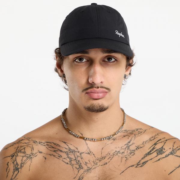 Kšiltovka Rapha 6 Panel Cap Black/ Grey Universal