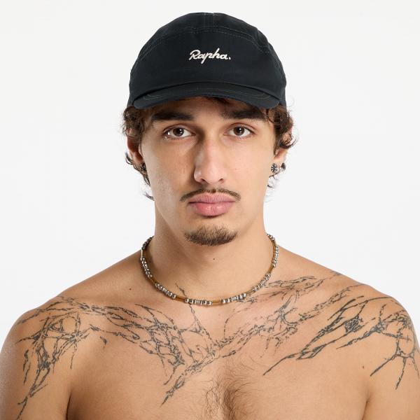 Kšiltovka Rapha Logo Cap Black/ White Universal