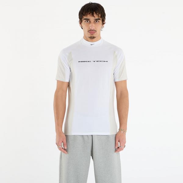 Tričko Nike Tech Men's Dri-FIT Short-Sleeve Base Layer White/ Light Bone/ Light Bone/ Black XXL