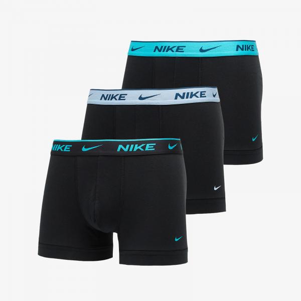 Boxerky Nike Dri-FIT Everyday Cotton Stretch Trunk 3-Pack Black L