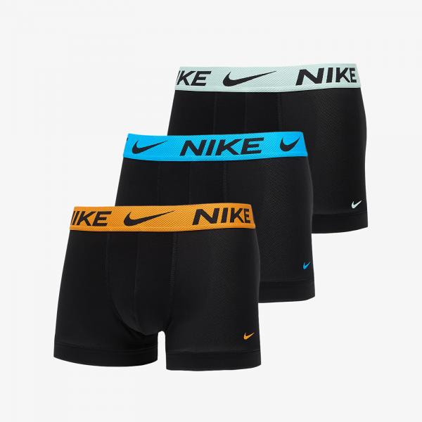 Boxerky Nike Dri-FIT Elite Breathe Trunk 3-Pack Black L