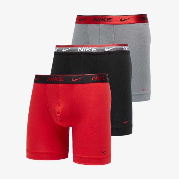 Boxerky Nike Dri-FIT Everyday Cotton Stretch Boxer Brief 3-Pack Black M