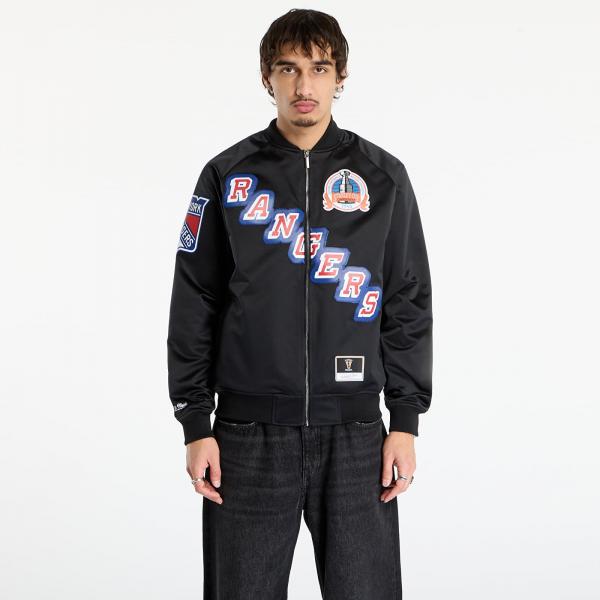 Bunda Mitchell & Ness NHL Maxxed Out Satin Jacket Rangers Mark Messier Black M